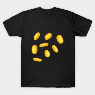 Pixel Art Coins T-Shirt